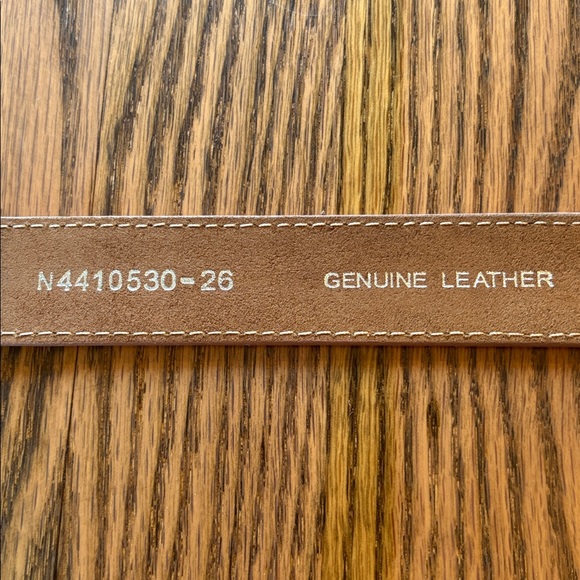 Nocona pink genuine leather western cowgirl belt with horse silver/gold buckle - Picture 6 of 7